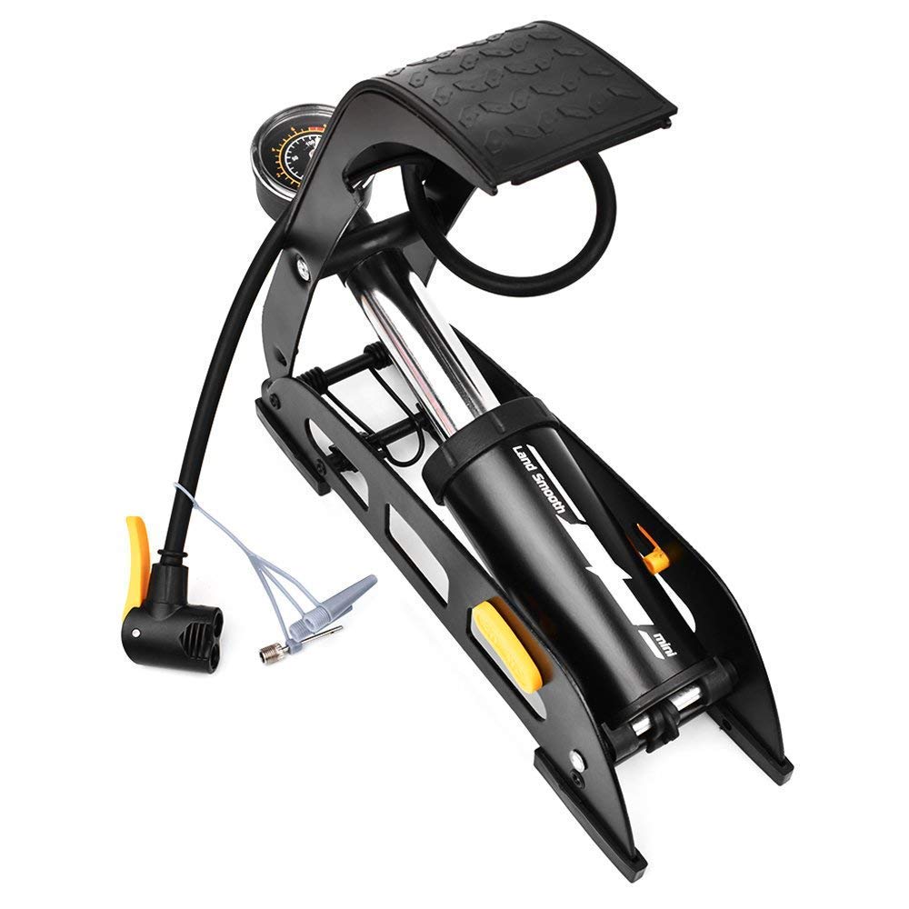 150PSI Tyre Foot Operated Air Pump Heavy Steel Body Foot Pump Inflator