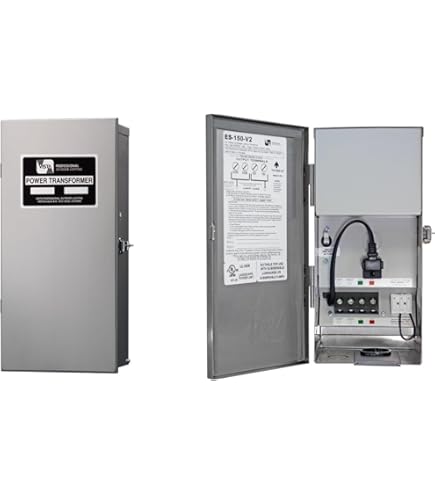 Vista Professional 600W Outdoor Lighting Transformer - Stainless Steel MT Series For Landscape Lights
