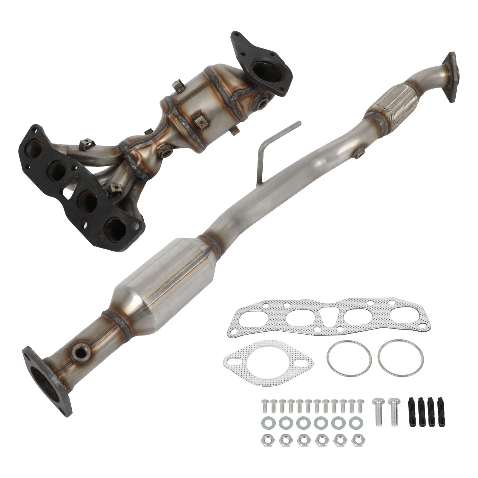ACZCR Front and Rear 2PCS Catalytic Converter Fit
