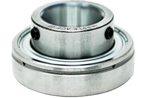 MAPLE ACE SB205-14 Insert Bearing 7/8" Bore, Spherical OD, with Set Screws