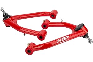 KSP PERFORMANCE KSP 2-4" Upper Control Arms for Silverado Sierra 2007-2018, Adjuatable Steel Control Arm Compatible With Chevy GMC Avalanche Tahoe Yukon 2/4WD, Aftermarket UCA Replace Factory Cast Steel/Forged Arms