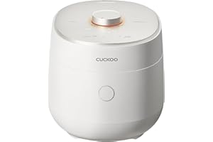CUCKOO Twin Pressure Rice Cooker 6-Cup Uncooked / 12-Cup Cooked with Induction Heating Technology, Silent Pressure System, Op