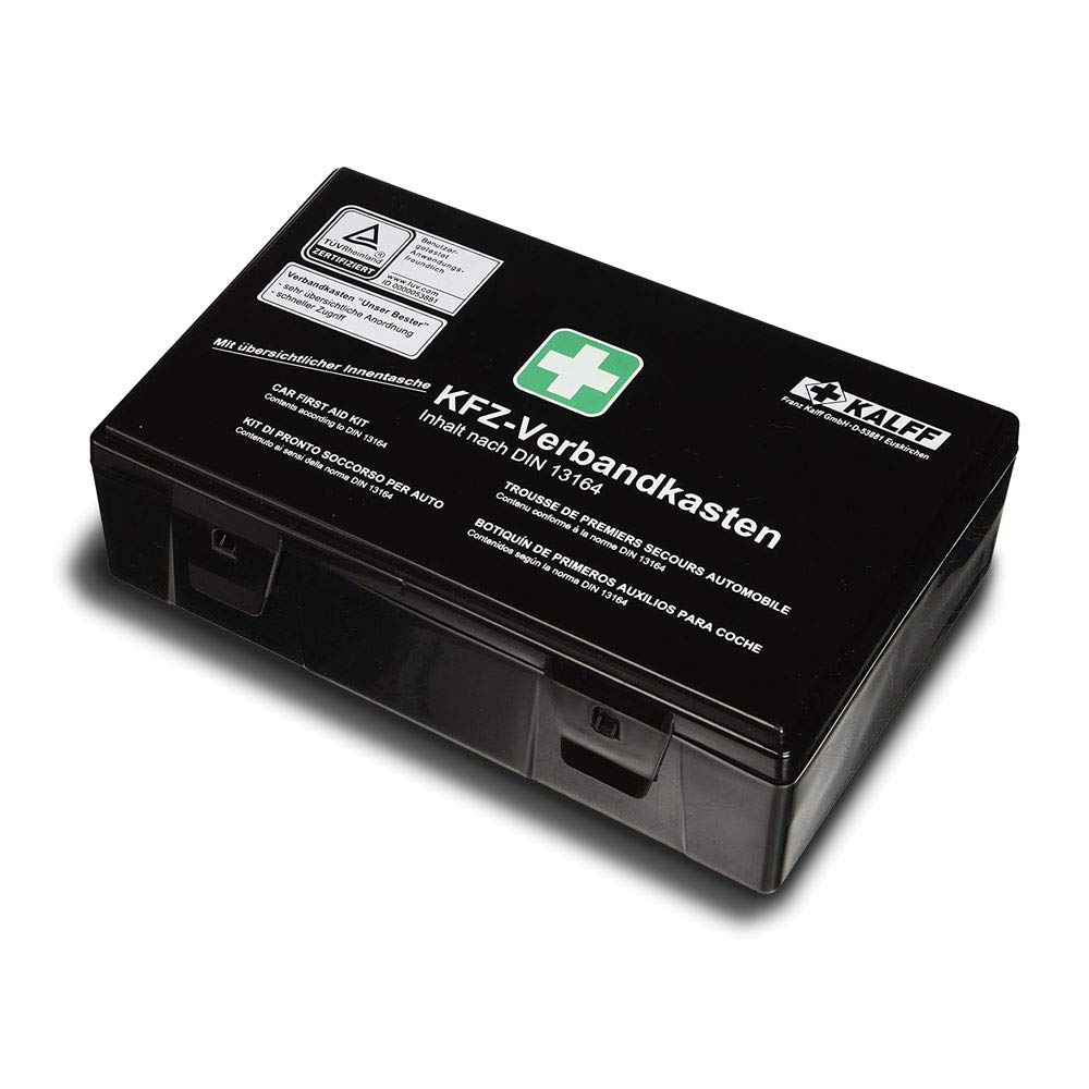 Quattroerre DIN 13164 First Aid Kit Box for Car, Approved