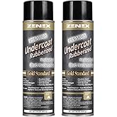 Zenex Heavy Duty Rubberized Undercoat (2 Pack) | 16 oz | Rubberized Undercoating Spray for Cars, Trucks, and Trailers | Waterproof Rust Prevention | Sound Deadening | 16 oz