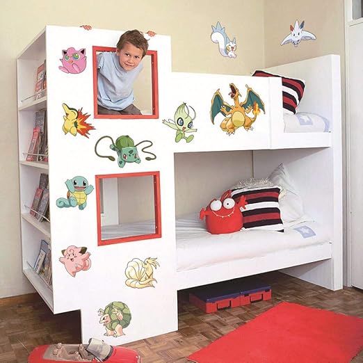 Etiqueta De La Pared Pokemon Go Decorativo Pegatinas De Pared Para