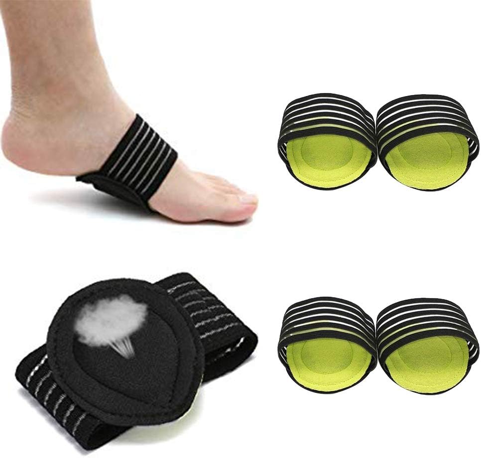 3 Pairs Compression Arch Support Sleeve for Plantar Fasciitis Socks Bufccy Arch Support Brace for Foot Relief Cushions, Fallen Arches, Achy Feet Problems for Men and Women: Health & Personal Care