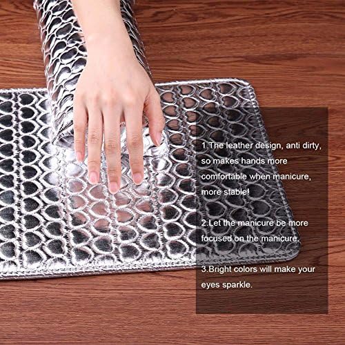Jocestyle Nail Art Pillow, 2pcs/set Leather Nail Art Pillow/Arm Rest Pad Cushion Holder for Manicure