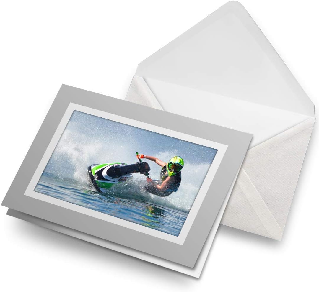Carte De Vœux Vierge Insertion Grise Awesome Jet Ski Racing Carte De Vœux Vierge Pour Fete D Anniversaire Pour Enfants Garcons Filles Distribucionesbatoy Fournitures De Bureau Cartes Et Papier Cartonne