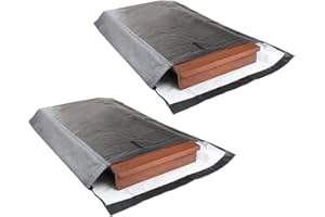 LAMINET Premium Heavy Duty Table Leaf Storage Bag Water,Scratch Resistant. Extra Thick Waterproof Exterior Flannel Backing. Store Your Table Leaves Safely.Holds Leaves up to 26"" Wide 2 Pack