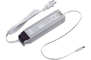 AIBOO 12V 50W Power Supply, Dimmable Constant Voltage LED Driver, 110V AC to 12V DC Triac Dimmable Transformer Compatible with Standard Wall Dimmers for Under Cabinet LED Strip Lights