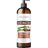 Jojoba Oil - 16 fl oz (with Pump) | 100% Pure and Natural | Golden, Unrefined, Cold Pressed, Hexane Free | Moisturizing Face, Hair, Body, Skin Care