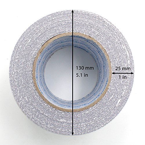 Anti Slip Adhesive Tape, Atemto Non Skid Abrasive Safety Tape 4inch 33ft Traction Heavy Duty Industry Grade Anti-Slip Anti-Skid Tape Grit Tape for Stairs Porch Bathroom Kids The Old (10cm, White)