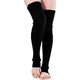 JTYKUYR 27 Inch Length Leg Warmers Extra Long Winter Stockings Over Knee Leg Warmers for Women