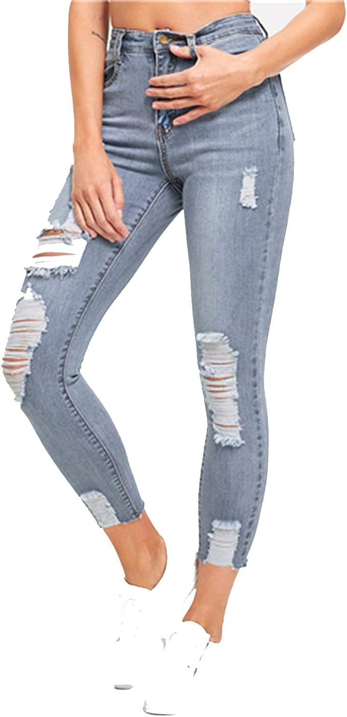 bleached skinny jeans womens