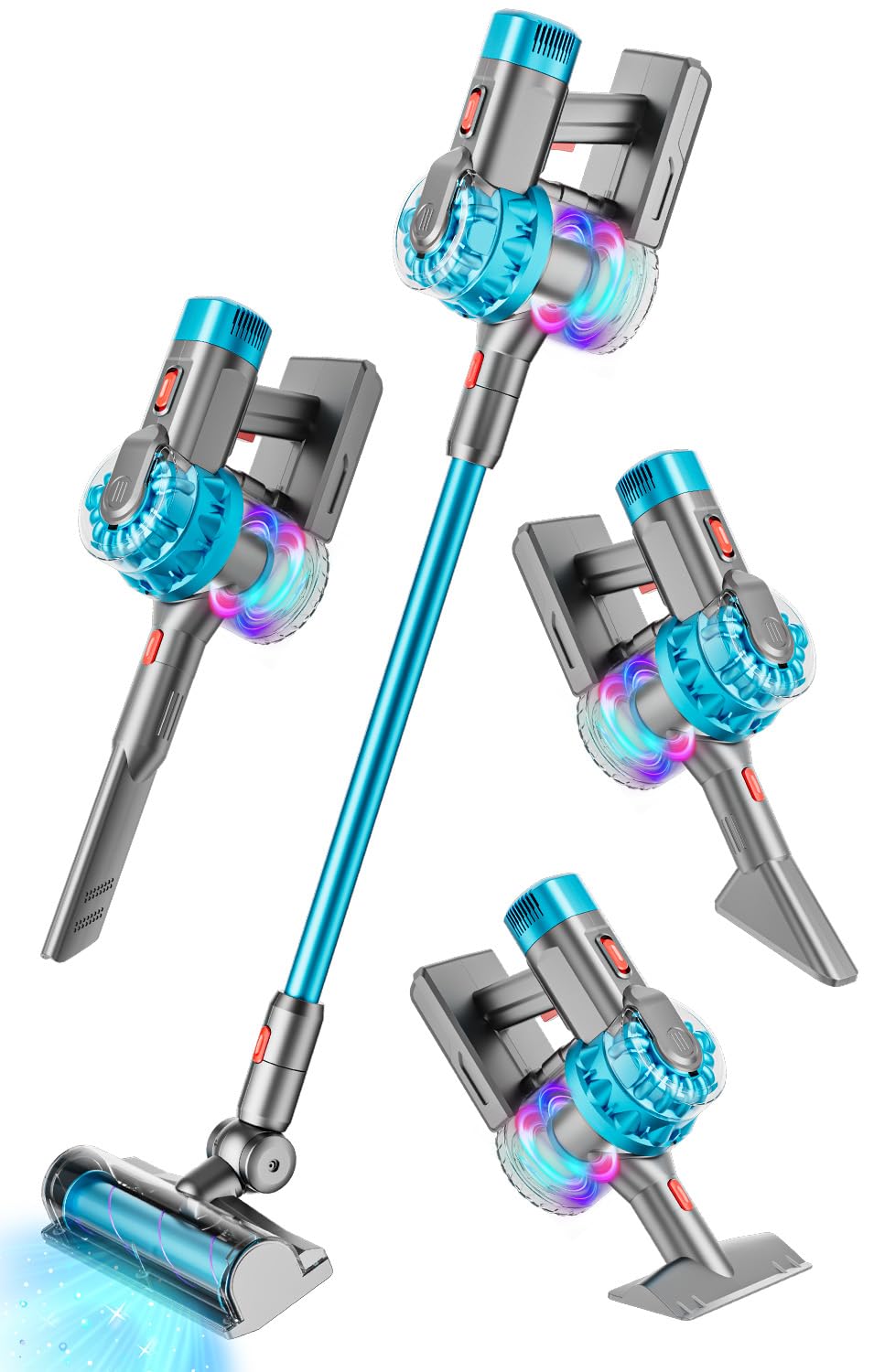 Photo 1 of *UNTESTED*
BLAXTEM 4-in-1 Kids Toy Vacuum That Works with Suction, Electric Toddler Toy Vacuum Cleaner for Children Ages 3 4 5 6+ Boys & Girls,Toddlers Toys Cleaning Set for Pretend Play (Cyan)