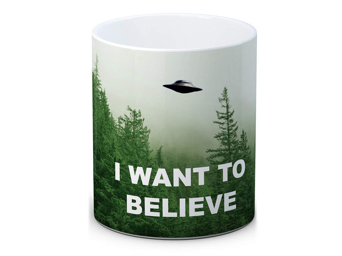 The X Files - I Want to Believe XFILES - Ceramic Coffee Mug