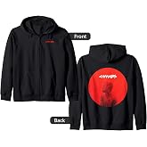 Justin Bieber Red Circle Changes Zip Hoodie