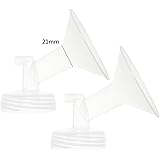 Nenesupply Generic Flange for Spectra S2 Spectra S1 Spectra 9 Plus Breastpump. Made By Nenesupply. Not Original Spectra Flange Not Original Spectra Baby USA Parts (Two Flanges - 21mm)