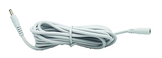 Foscam Power Verlängerungskabel, Original, 3 Meter (10ft) - 5V Weiß, Kompatibel mit R2/R4/ FI9826P IP Kameras und Mehr