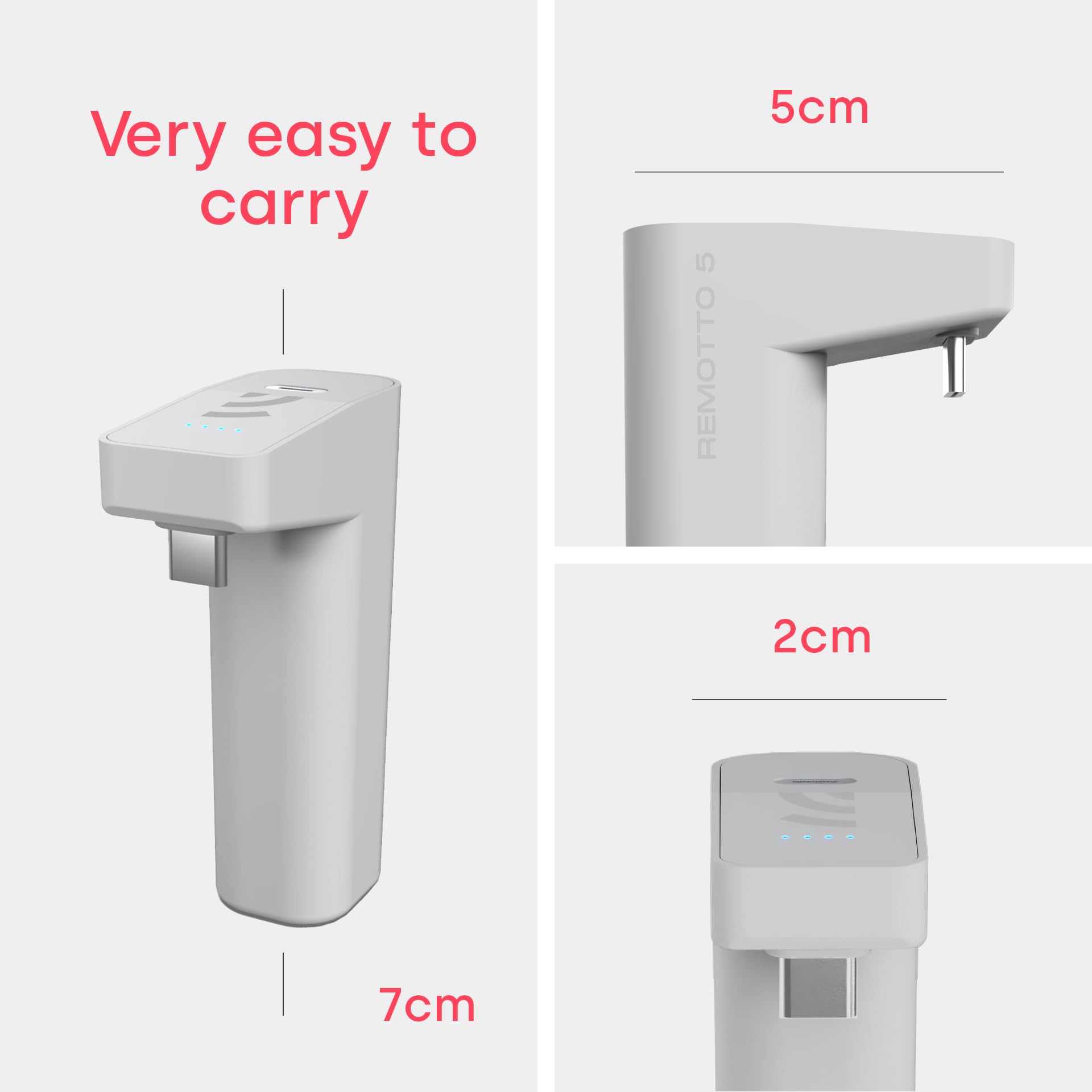 Remotto5 - PS5 Controller-Ladegerät Kabelloses, Tragbarer Akku für DualSense, Play während des Aufladens, Lange Akkulaufzeit, +12 Stunden Akkulaufzeit, PS5 Zubehör 3