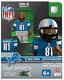 NFL Detroit Lions Calvin Johnson Gen 2 Mini Figure, Small