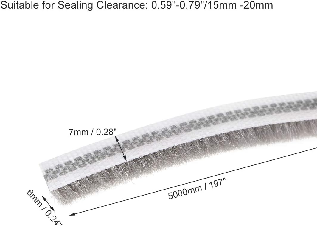 Sourcing Map Brush Weather Stripping - Image 3