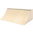 RACOFSB Wooden Fingerboard Ramp Handmade Pro Quarter Pipe Obstacles