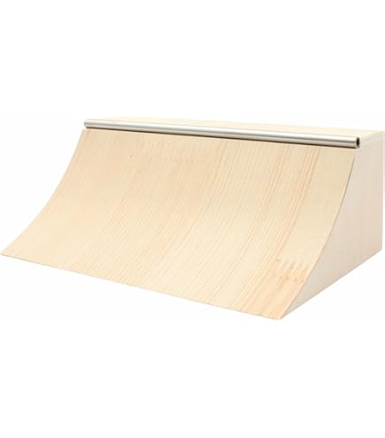 FLVFF Fingerboard Bike Rack & Pole Jam Rail – Solid Steel Grind Rail For Finger Skateboards, 13" Long With Non-Slip Pads