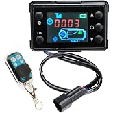 YOMTOVM LCD Monitor Thermostat Diesel Heater Controller with Remote for 12V/24V 2kw/5kw/8kw Diesel Air Parking Heating Devic Remote