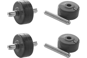 INTHVKIL Vacuum Cleaner Parts Replacement Wheels for Shark Navigator Rotator Series NV341, NV350, NV351, NV352, NV355, NV356e, NV500, NV501, NV502 NV752 (2 Pairs)