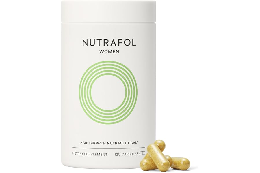 Nutrafol Women’s Hair Growth Supplements, Ages 18-44, Clinically Proven for Visibly Thicker and Stronger Hair, Dermatologist Recommended – 1 Month Supply