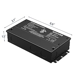 GOOVER 60W Dimmable LED Driver, AC 100V-277V to DC