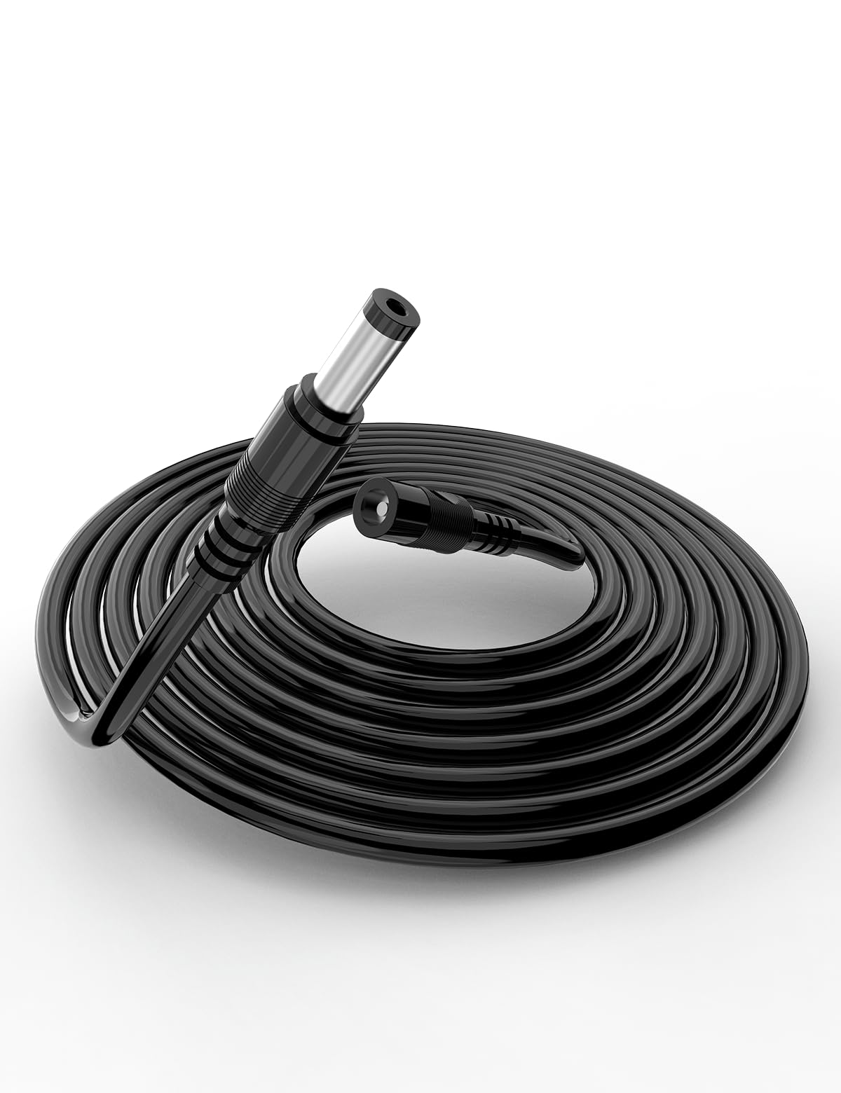 Tonton CCTV Power Extension Cable 10M(33ft), 2.1mmx 5.5mm Female to Male 12V DC Extension cable for Tapo C110,C211,C510W,TC70 Cameras, Router, LED Strip Light, CCTV Cameras, DVR/NVR Recorder, Black