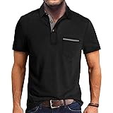Mens Fashion Polo Shirts Cotton Classic Short