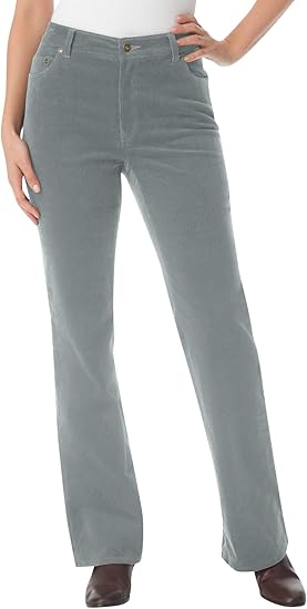 plus size corduroy pants stretch
