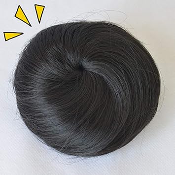 Amazon Com Fake Hair Buns Extensions Clip In Donut Chignon Bun