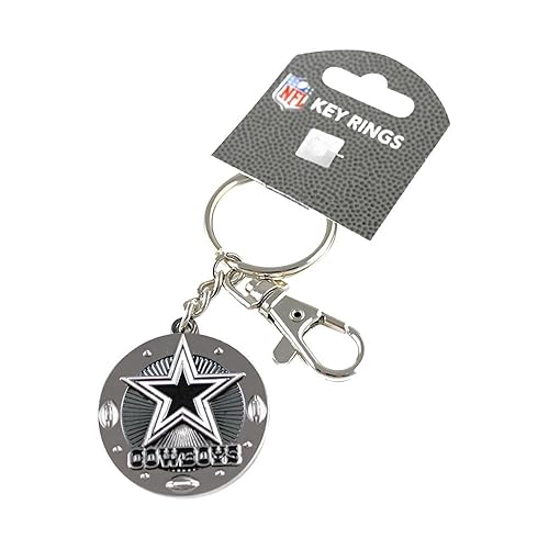 aminco NFL Dallas Cowboys Impact Keychain , Silver - Amazon deal for $9.00