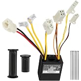 XIKOBY E100 Controller Replacement for Razor E100 E125 (V10+) E175 (V18+) Electric Scooter, Control Module and Handlebar Grips for E150 Part ZK2400-DP-LD-ROHS ZK2400-DP-FS-ROHS