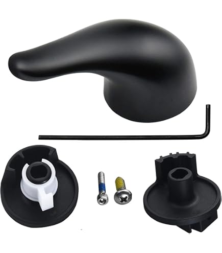 Shower Handle Repair Kit – Replacement For Moen PosiTemp & Moentrol Valves, Chrome Lever With Adapters – 100657 Compatible