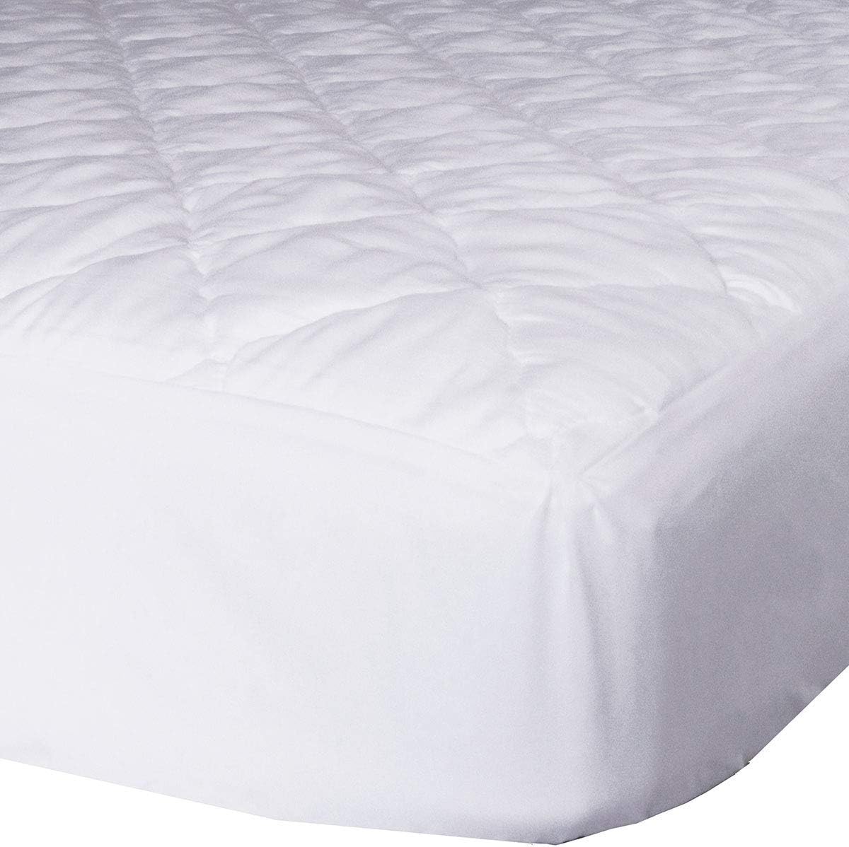 AB Lifestyles RV 60x80 Camper Queen Quilted Mattress Pad Cover. Fitted Sheet Style. for RV, Camper. Made in The USA… White