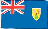 AZ FLAG Turks & Caicos Islands Flag 3x5 Ft Polyester 100D 2 Grommets