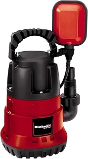 Einhell Tauchpumpe GC-SP 2768 (270 W, max. 6.800 l/Std., bis zu 5 mm Partikelgröße, einstellbarer Schwimmschalter, inkl. Universalanschluss Außengewinde und 90°-Winkel)