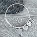 Infinity Collection Godmother Charm Bangle Bracelet, Religious Jewelry Baptism Thank You Gift for Beloved Godmother from Godson Goddaughter