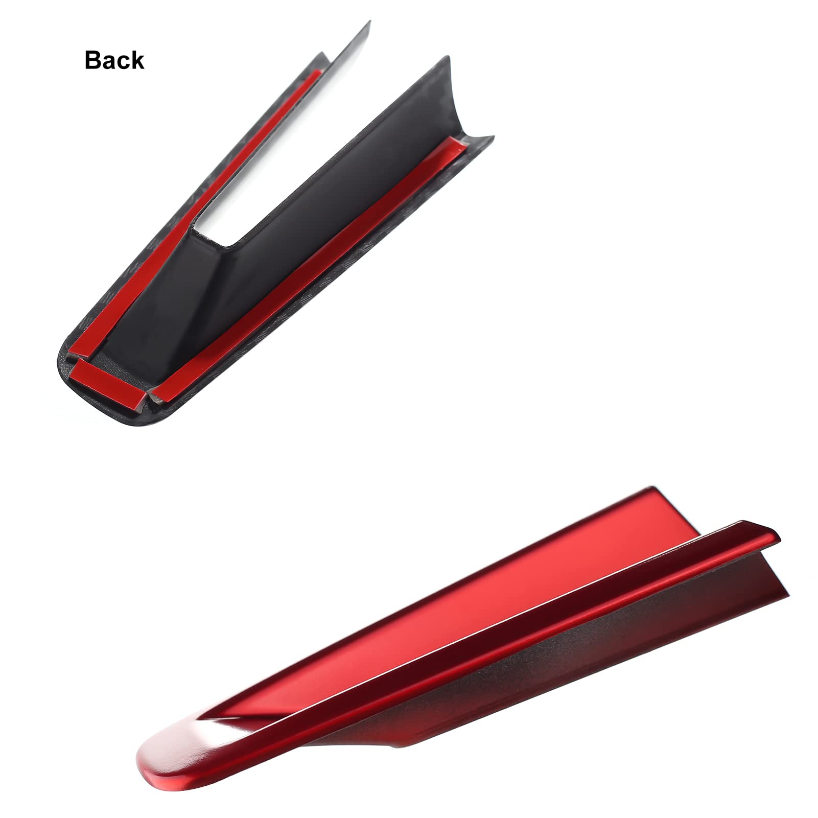 ANFOKAS for Mazda 3 CX-30 CX-50 Accessories Sporty Car Dashboard Center Consoles Cover Trim Interior Decoration Sticker -Red