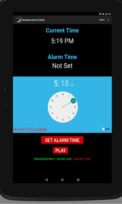 Dreams Alarm Clock-Full - Thumbnail 2