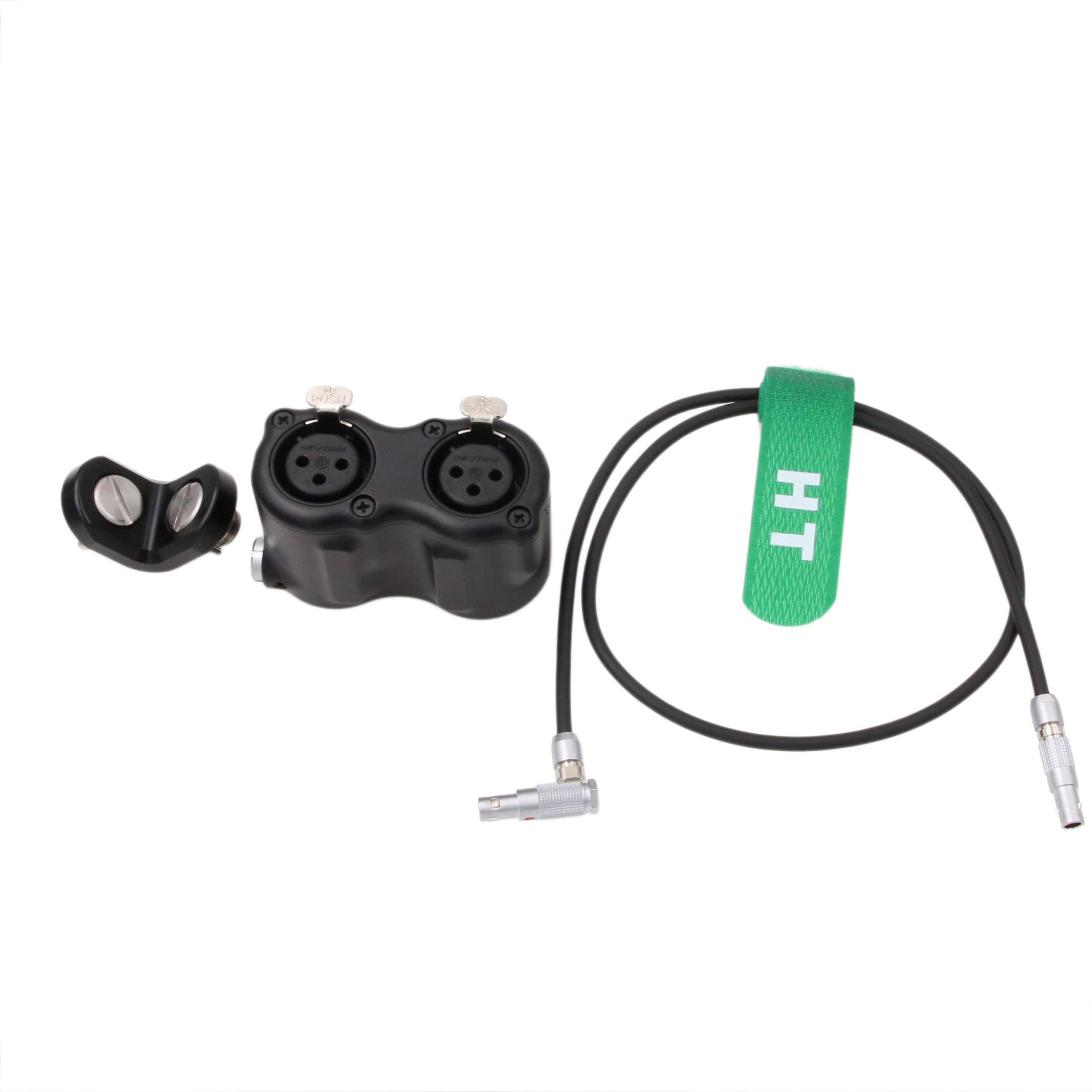 HangTon Audio Box for Alexa Mini/Komodo V-Raptor/Z CAM E2 M4 F6 Camera 2 Line Level Input, Mini 5 pin to XLR 3-pin