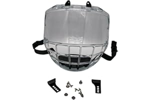 GaotKeut Ice Hockey Helmet Full Visor Anti Scratch Breathable Practical Ergonomic