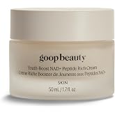goop Beauty Youth-Boost NAD+ Peptide Rich Cream | Face Moisturizer for Aging Skin | Peptides, Ceramides, &amp; NMN | Fine Lines &amp; Wrinkles Treatment | 1.7 fl oz