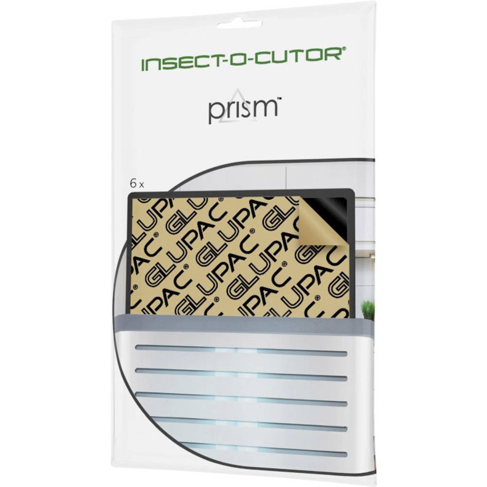 INSECT-O-CUTOR Prism Glueboard Refills – Glue Boards for Indoor Fly Control – Pack of 6 – For Offices, Cafés & Homes – Card Material – Lasts 4–5 Weeks