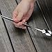 AOOSY Stainless Steel Ice Cream Spoon, 7.9 inch Long Handle Tea Spoons